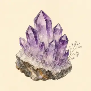 Amethyst, the modern Aquarius birthstone