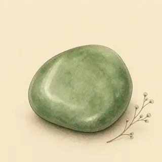 Hand-illustrated Jade on parchment