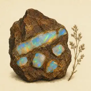 Opal, the modern Libra birthstone
